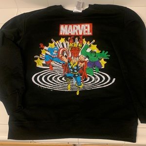 Marvel crew neck sweatshirt